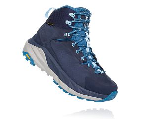 Hoka One One Kaha GORE-TEX Womens Hiking Shoes Black Iris/Blue Sapphire | AU-6341597